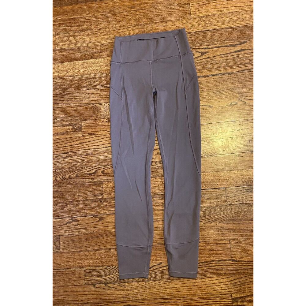 Lululemon In Movement 7/8 Tight *Everlux 25" Size 4 Brown
